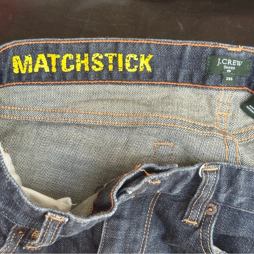 J.Crew Matchstick Stretch Jeans Women’s Size 28S Dark Wash Straight Leg - Picture 8 of 10